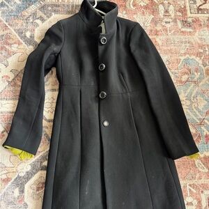 J.Crew Elegant Black Dress Coat